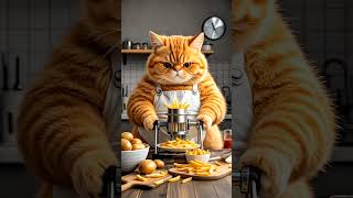 ai cat videos#funny #cat #funnycats #aiedits #cartoon #aivideoart #aivideoart #animals #cute #cute