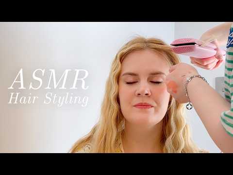 ASMR Mermaid Waves Hair Styling (Unintentional ASMR)