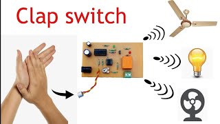 Clap switch , Sound on,Off light|