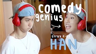 Stray Kids Han Jisung being effortlessly funny