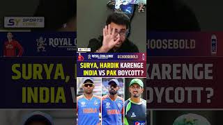 Surya, hardik karenge India vs pak boycott? #indvspak #suryakumaryadav #hardikpandya