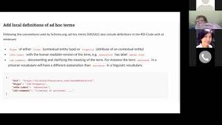 Using Schema.org, additional vocabularies and ad-hoc terms