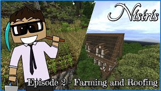 Nisiris Ep 2: Farming and continuing the Blacksmith House in Minecraft Conquest Reforged (Survival)