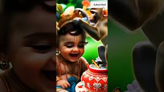 Makhanchor krishna ೨೪ #viralvideo #trending #shorts #krishna #kanha #kanhaiya #cute #makhanchor