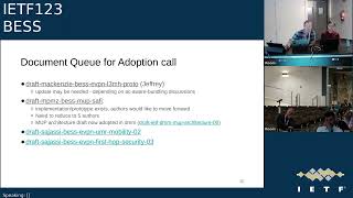 IETF 123: BGP Enabled ServiceS (BESS) 2025-07-24 12:30
