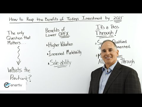 How to Reap the Benefits of Today's Investment by 2021
