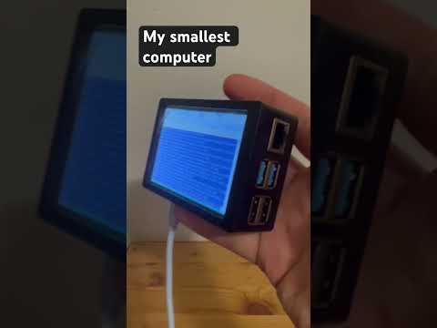 Raspberry pi 4 + touchscreen #raspi #raapberrypi