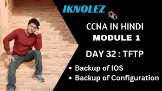 CCNA Hindi : Day 32 : Backup Of Router IOS and Configuration using TFTP Server