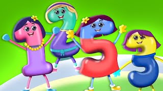 Five Little Mommies, Numbers Song and Fun Preschool Rhymes for Babies