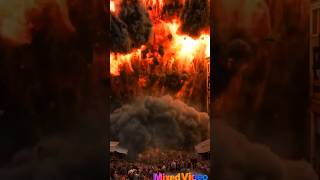 😱  Nuclear Bomb Attack | This Is Terrifying! |Real AI Simulation 💥#shorts