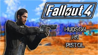 Fallout 4 New Weapon Mods PC - Hudson H9 Pistol 3rd Person #shorts