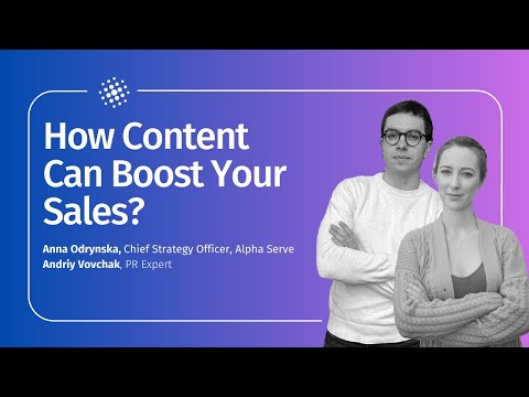 Webinar: How Content Can Boost Your Sales?