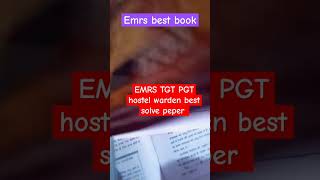 EMRS book review for TGT PGT hostel warden || #emrs #emrs2023 #study #shorts
