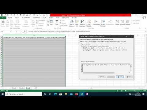 How to use justify option in Excel