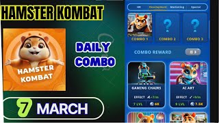 🔥 Combo Hamster Kombat Game Dev daily | Combo 7 March  Hamster Kombat Daily | Daily Hamster combo 🚀