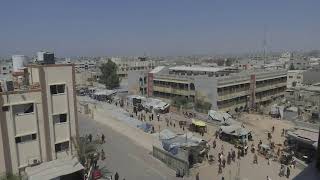 View from Khan Younis in southern Gaza Strip