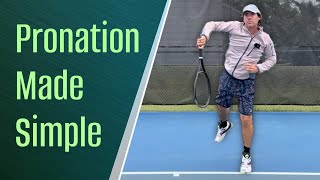 Perfect Your Serve Pronation