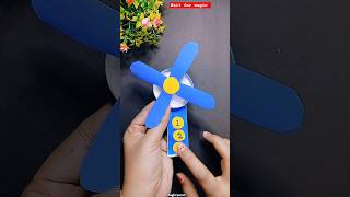 Easy Diy kids mini fan craft🪭🪀😨#shorts #youtubeshorts #trending #funny #story #diy #craft #kids #fun
