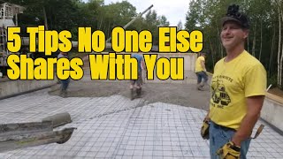 DIY Concrete Floor Tips That Nobody Tells You!