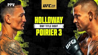 UFC 318 LIVESTREAM HOLLOWAY VS POIRIER 3 FULL FIGHT NIGHT COMPANION & PLAY BY PLAY