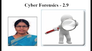 Dr. S. Jayashree | Cyber Forensics - Module 2.9 | SNS Institutions