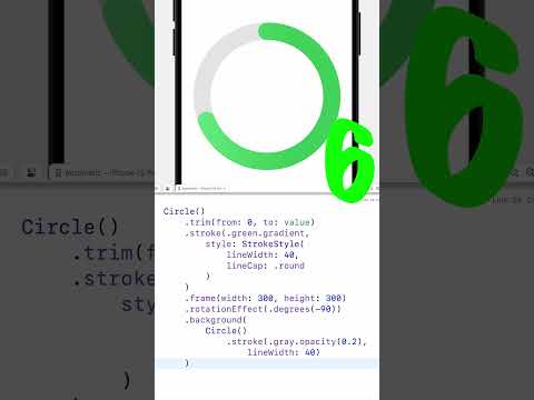Circular Progress Ring in SwiftUI #shorts #swiftui #iosdevelopment #ios