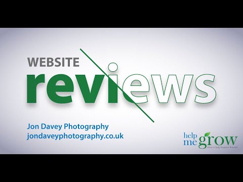 Jon Davey Photography Website Review [August 2020] | Help Me Grow