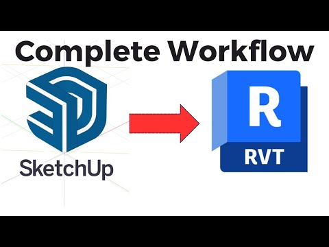 Revit 2025 Tutorial - How To Design A SketchUp Model In Revit