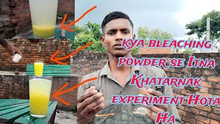The #Bleaching powder or clour se Itna Khatarnak scinceexperiment You've Been Waiting For