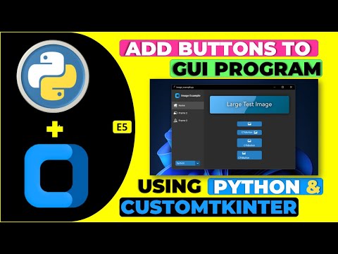 How to Add Button Widget to Your Modern GUI Using CustomTkinter in Python - E5 - Hindi - Harsh Nagar