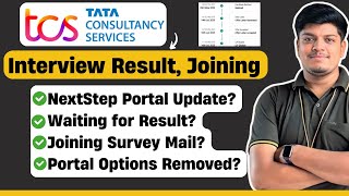 🔥TCS Portal Down? | TCS NQT Interview Result 2025 | TCS Joining Survey | TCS Official Mail Updates
