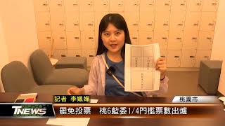 罷免投票  桃6藍委1/4門檻票數出爐  │T-NEWS聯播網