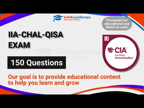 IIA Qualified Info Systems Auditor CIA Challenge Certified Internal Auditor Exam