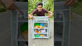 PVC 4-Tiers Shoe Stand with Dustproof Cover, Outdoor Unboxing & fitting😀🔥
