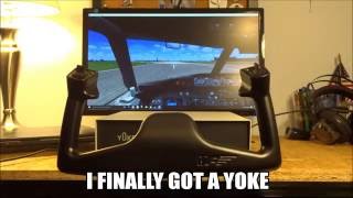 I FINALLY GOT A YOKE! VirtualFly YOKO Review (Testing in FSX)