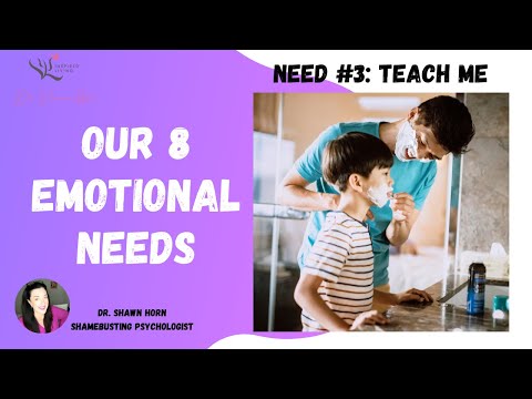 Reparenting with the Circle of Security: Emotion Need #3 "Teach me."
