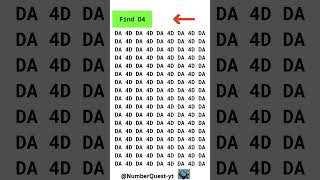 Only Geniuses Can Spot the Odd Number Out! 👀🔥  474