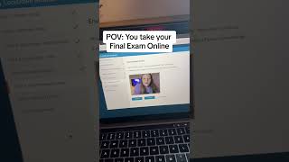 Pov: You take your Final Exam Online #bamamorgan #college #collegelife #finalexams #onlineschool #po