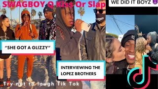 SWAGBOY Q - Kiss Or Slap | FUNNY COMPILATION | Try not to laugh Tik Tok Talker