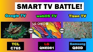TCL vs LG vs Samsung TV 2025 – Which is the best smart TV?