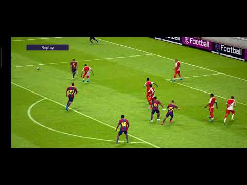 Barcelona vs AS Monaco PES 2021 Android Gameplay
