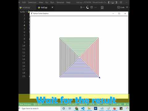 Draw an amazing design using python turtle module || #python #turtle #pythonturtle #shorts #coding