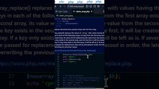 #16 php array reverse replace #webdevelopment  #phpproject#phparray