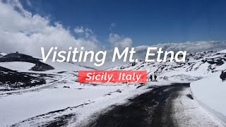 Taking A Cable Car To Mount Etna (Funivia dell'Etna) in Sicily