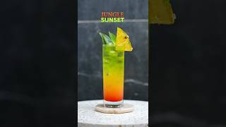 Jungle Sunset 🌅🌴 #cocktail #bar #tropicalcocktails #bartender