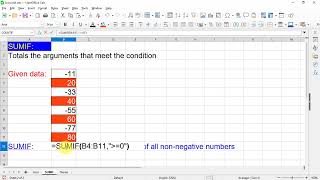 LibreOffice Calc: SUMIF function #libreofficecalc #spreadsheettutorial #trending #viraltutorial