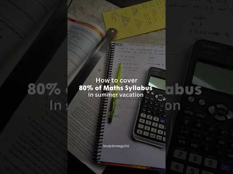 Cover Maths syllabus in 30 days ✨ #students #studytips