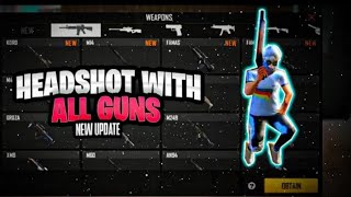 HEADSHOT WITH ALL GUNS IN TRAINING #techgamer28 #freefire #status #TG #badboy #techgamer #TECHGAMER