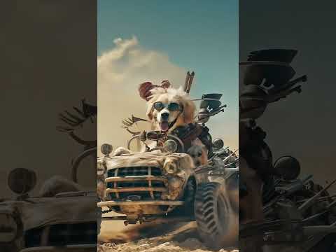 Mad Max...But with Dogs! #shorts #madmax #furiosa #furyroad