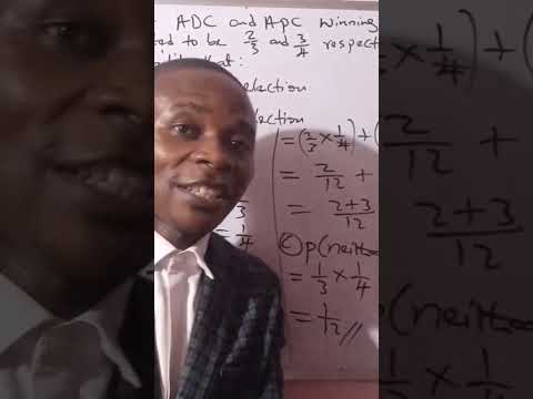 The probability that either APC , ADC others winning 2027 election. #apc #tinubu #obidients #atiku